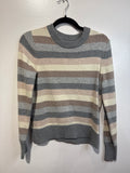 Striped neutral sweater
