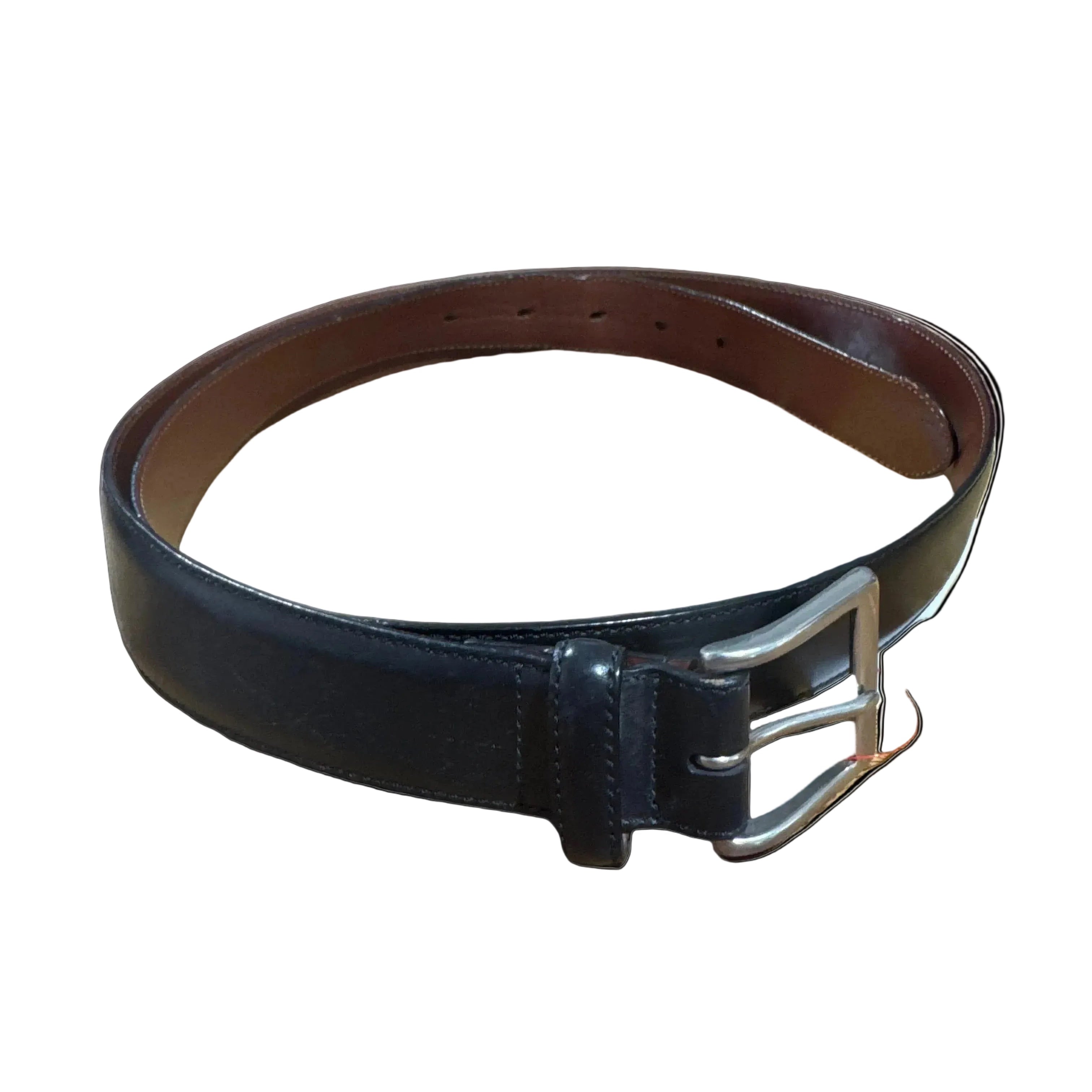 Coach black leather belt
