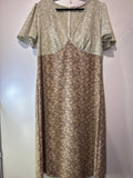 Brocade s/s dress