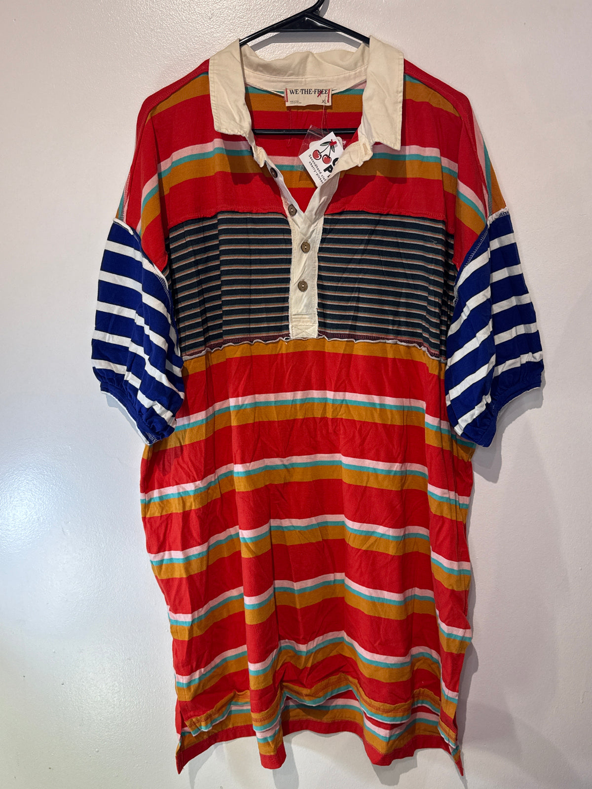 Striped rugby dress