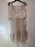 Ruffle layered tank + short set