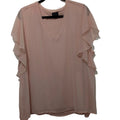 Pink flowy top