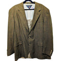 Brown plaid blazer
