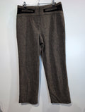 Wool blend, velvet pocket pants