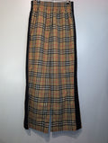 Burberry check wide leg pants