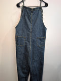 Tie-shoulder overalls