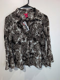 y2k paisley blouse