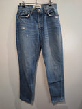 Straight leg denim jean