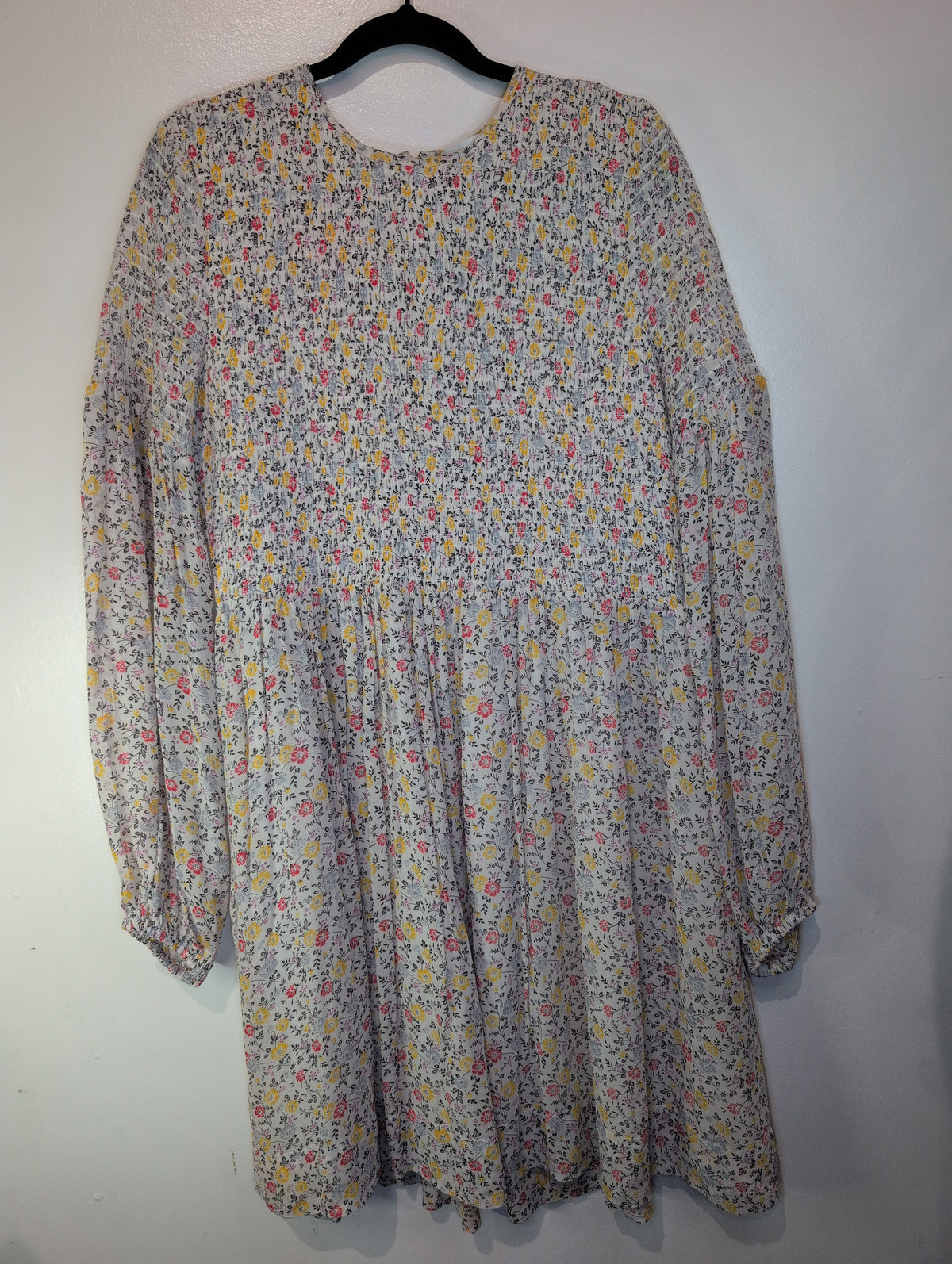 Long sleeve floral dress