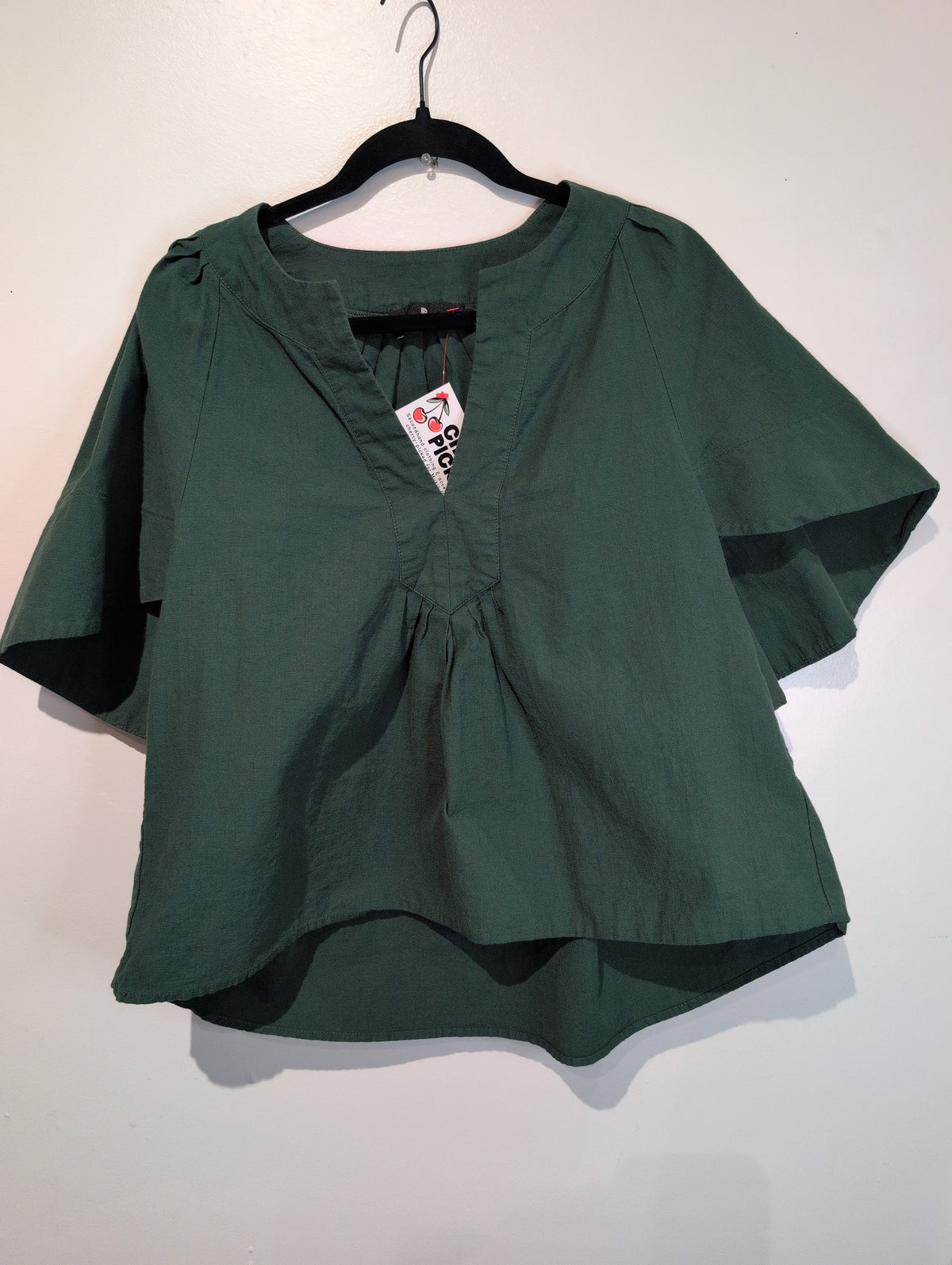 Puff sleeve tunic top
