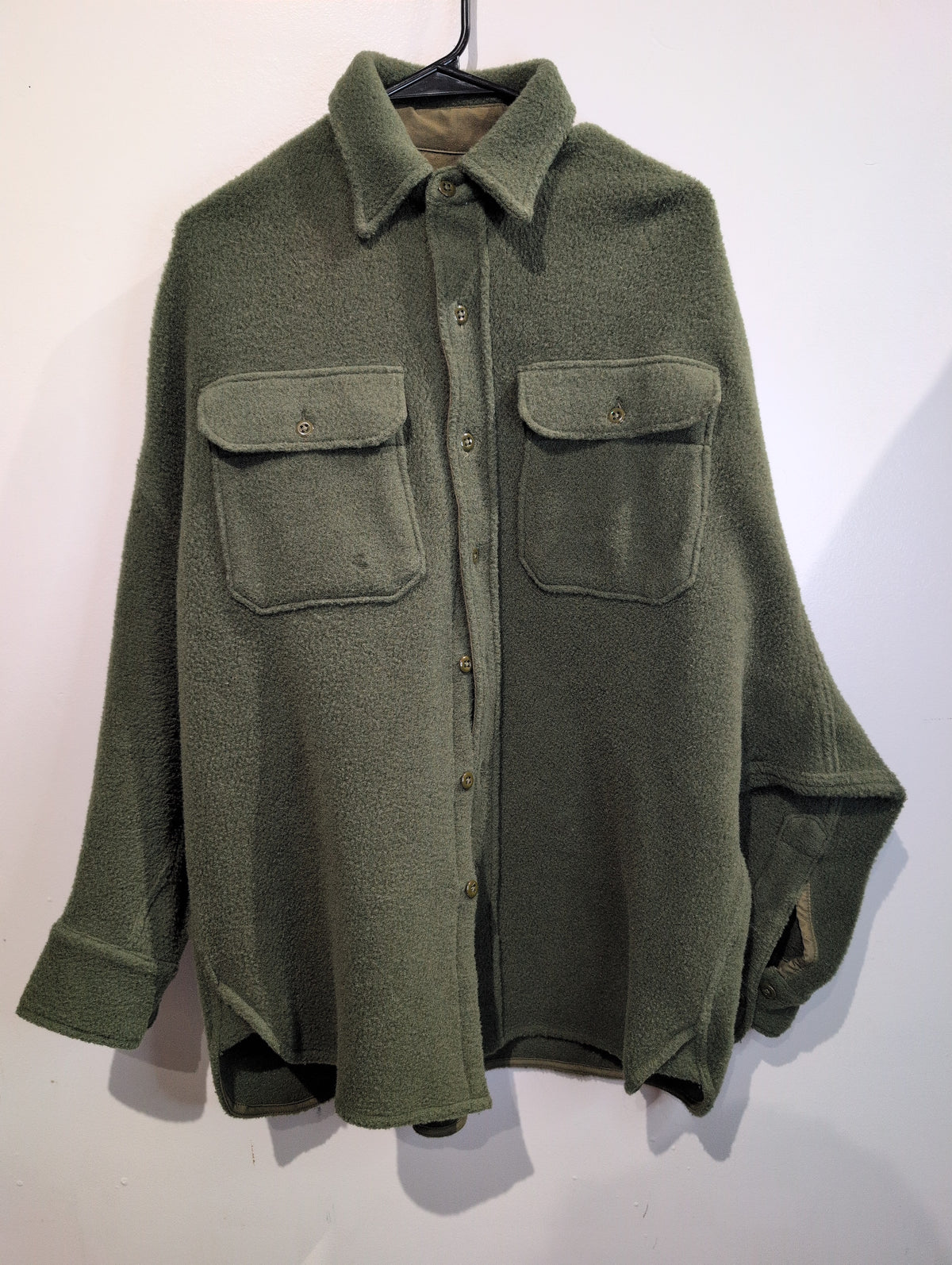 Fleece work shirt
