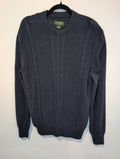Navy cable knit sweater