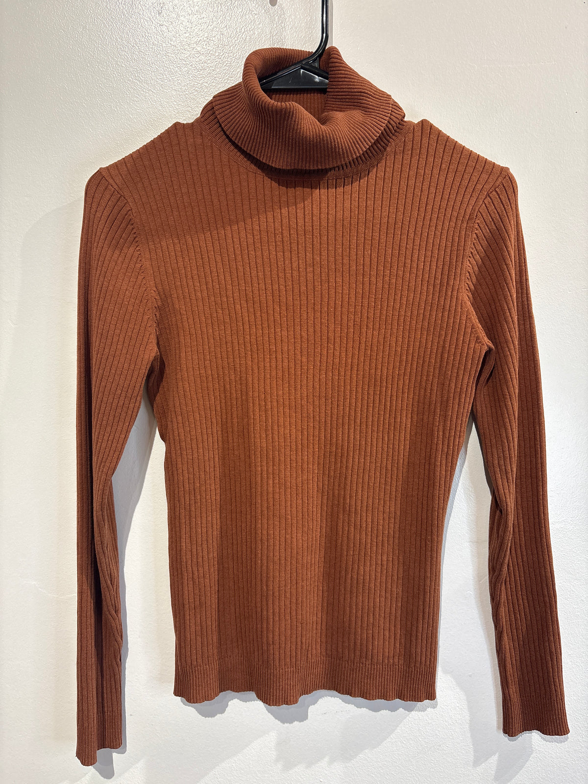 Silk blend turtleneck sweater