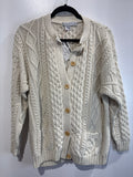 Chunky cable knit cardigan