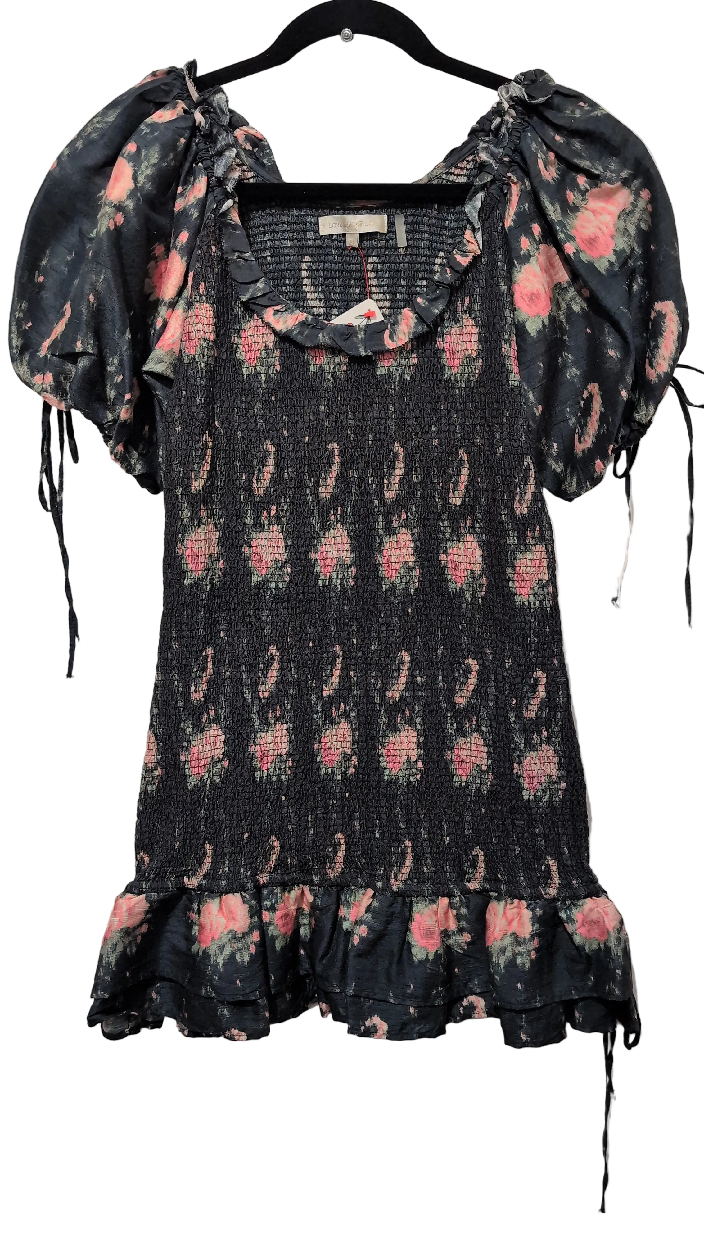 LoveShackFancy Silk Mini Dress