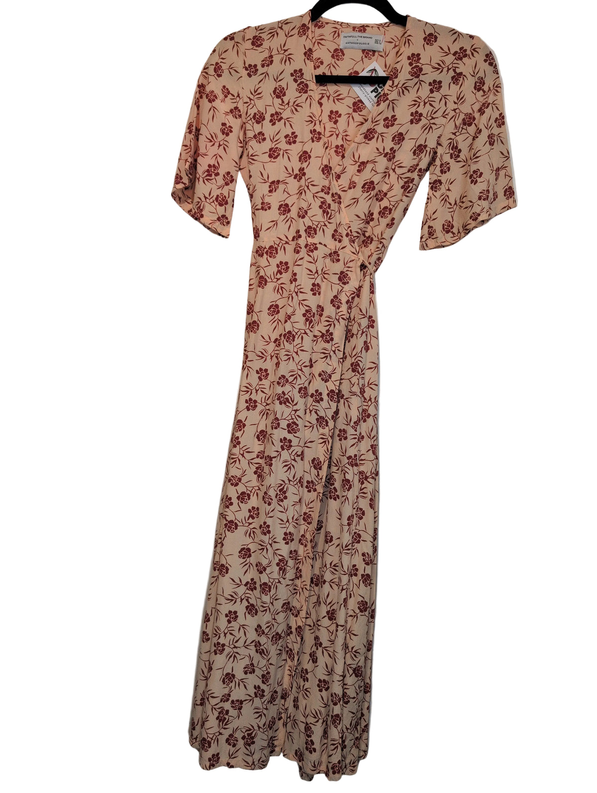 Rose wrap dress