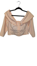 Peach cotton blouse