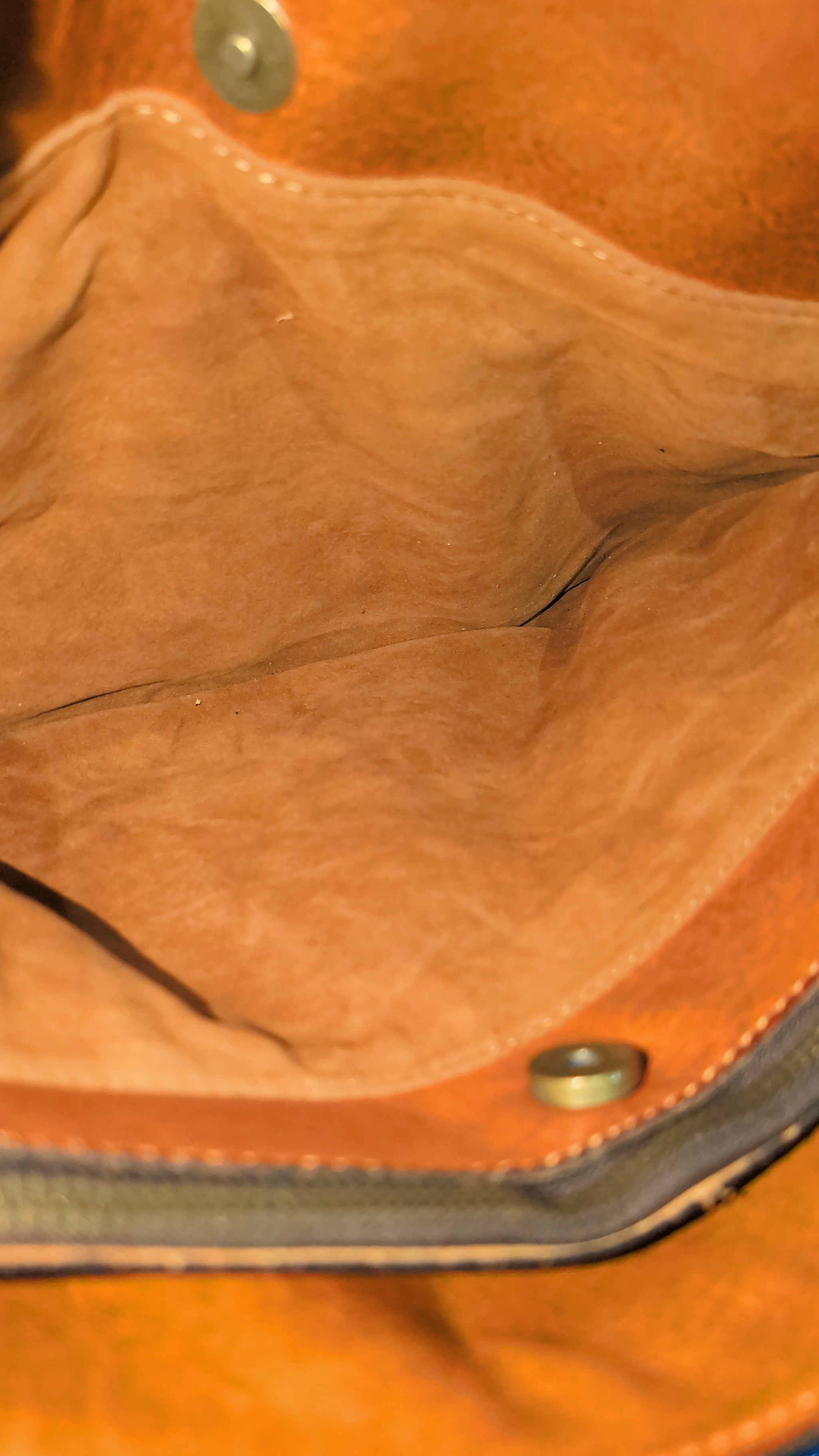 Western leather shoulder bag