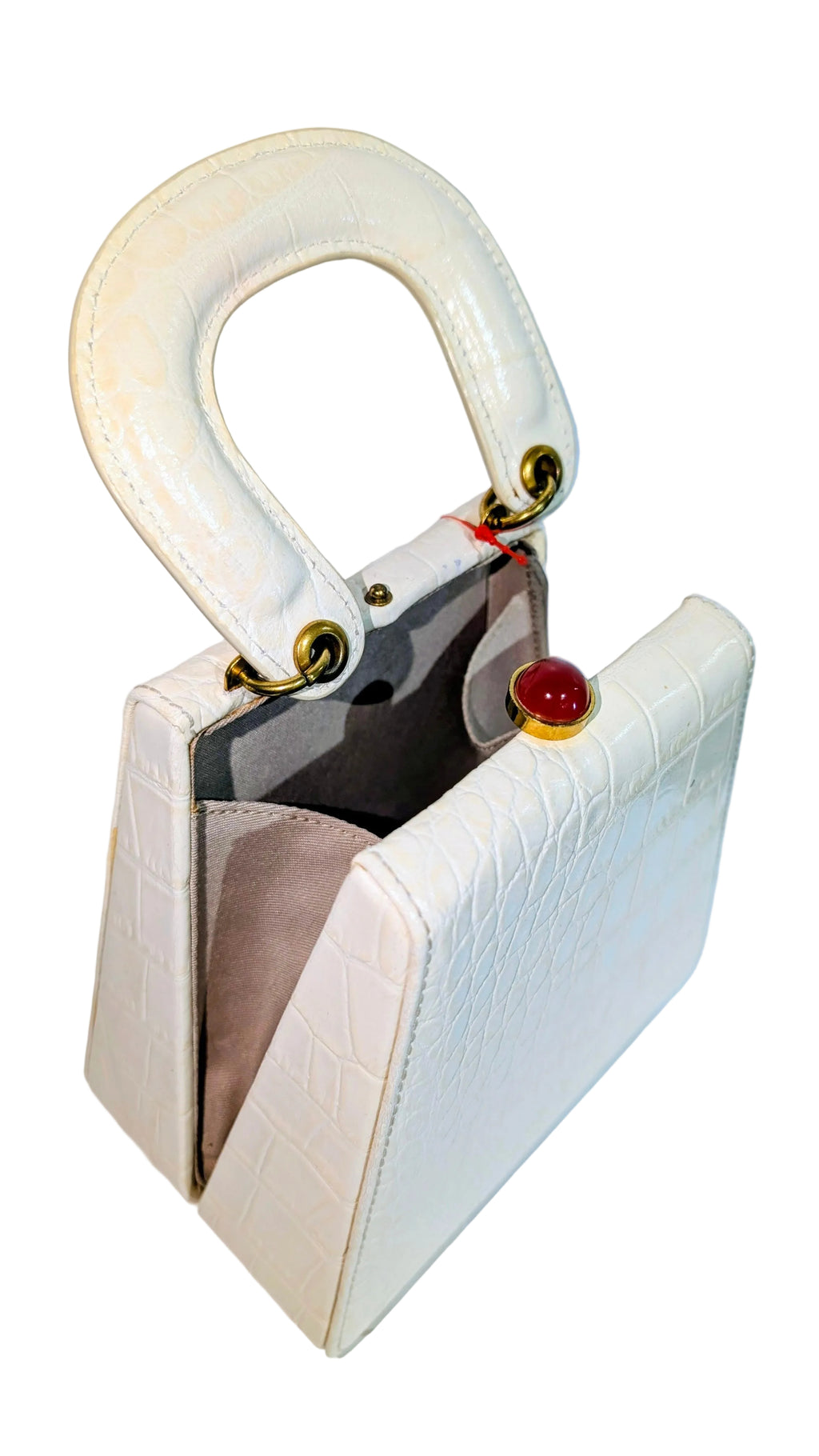 Croc buckle clutch