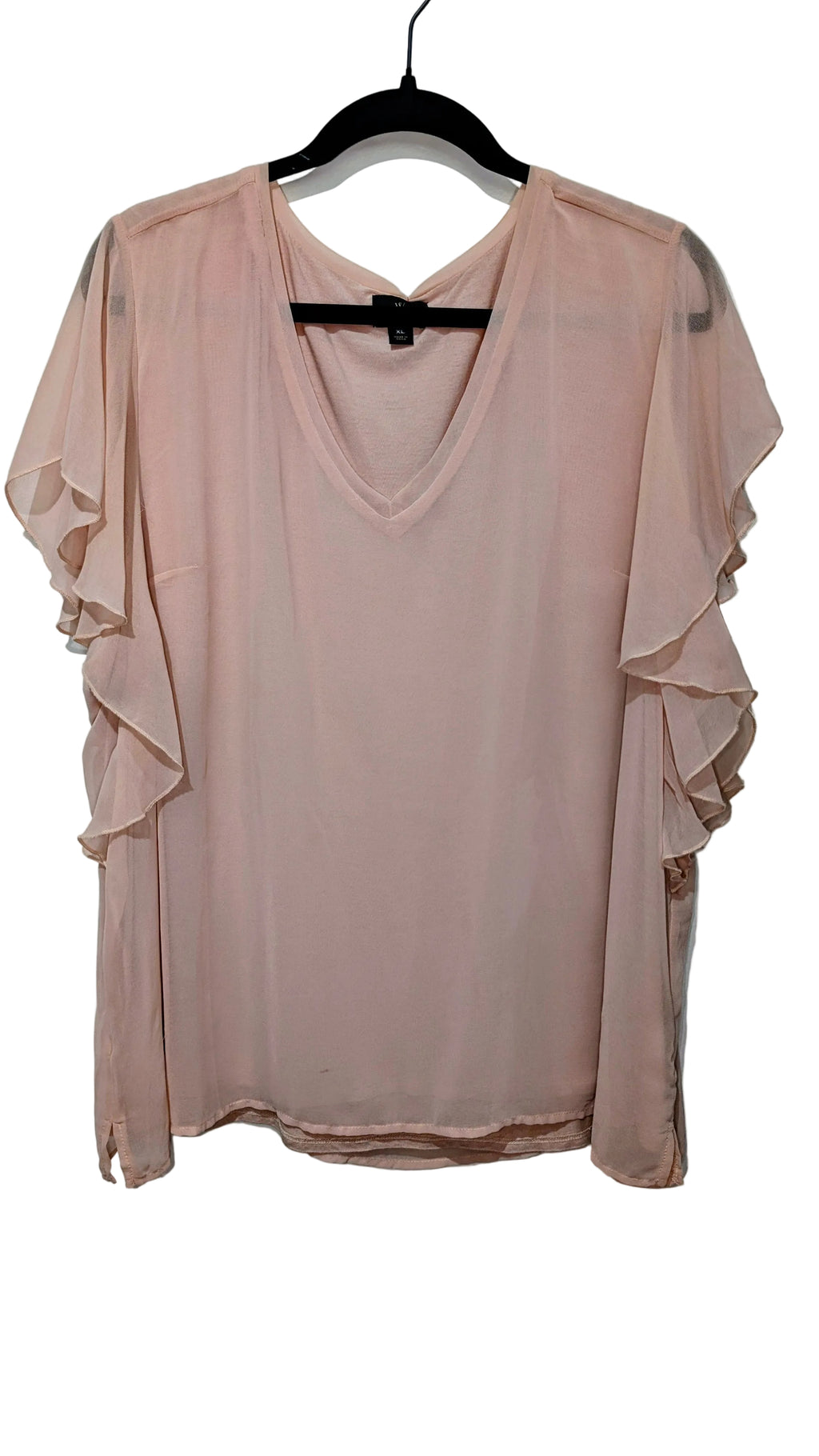 Pink flowy top