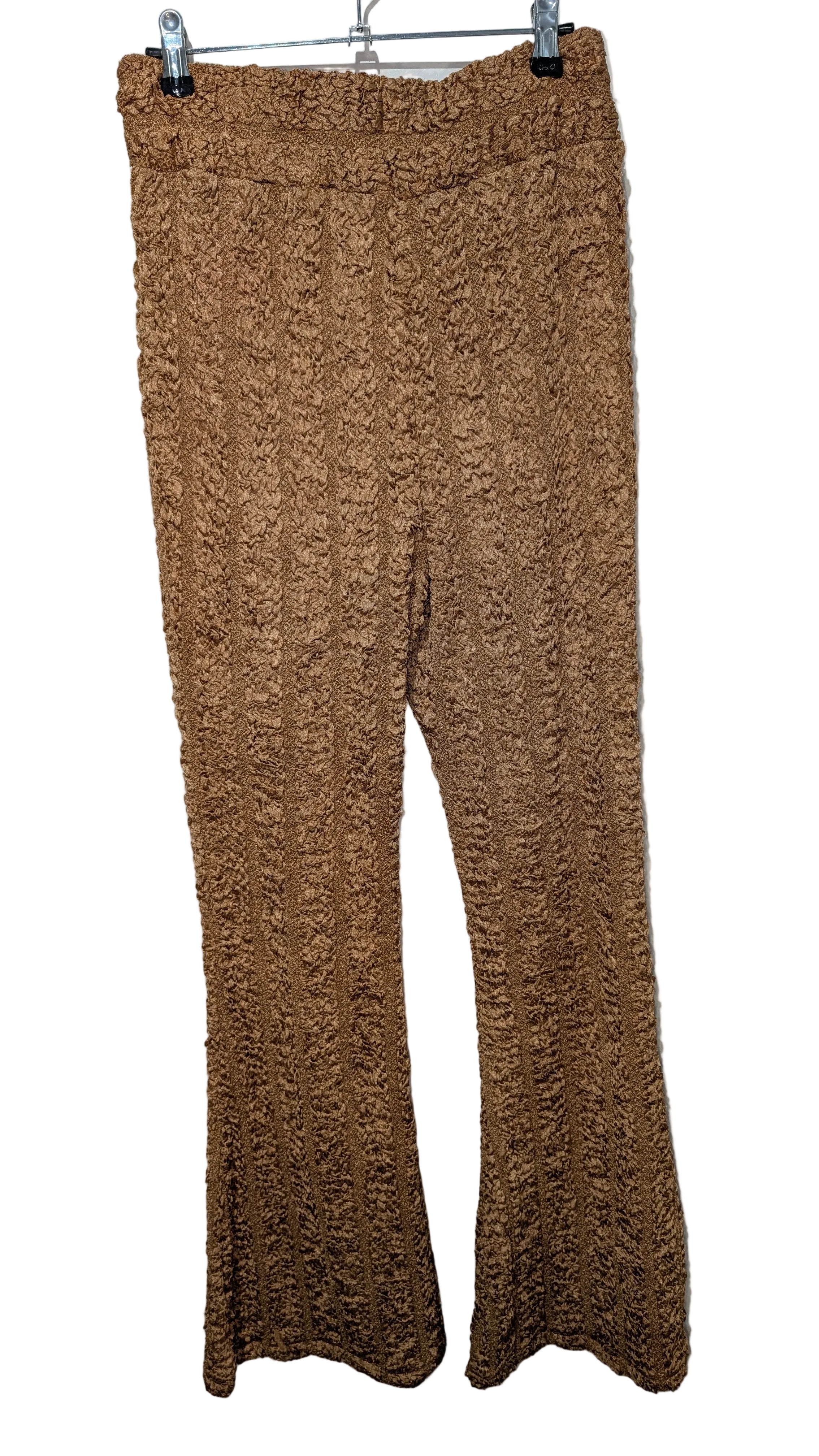 Textured bell bottoms