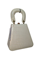 Croc buckle clutch