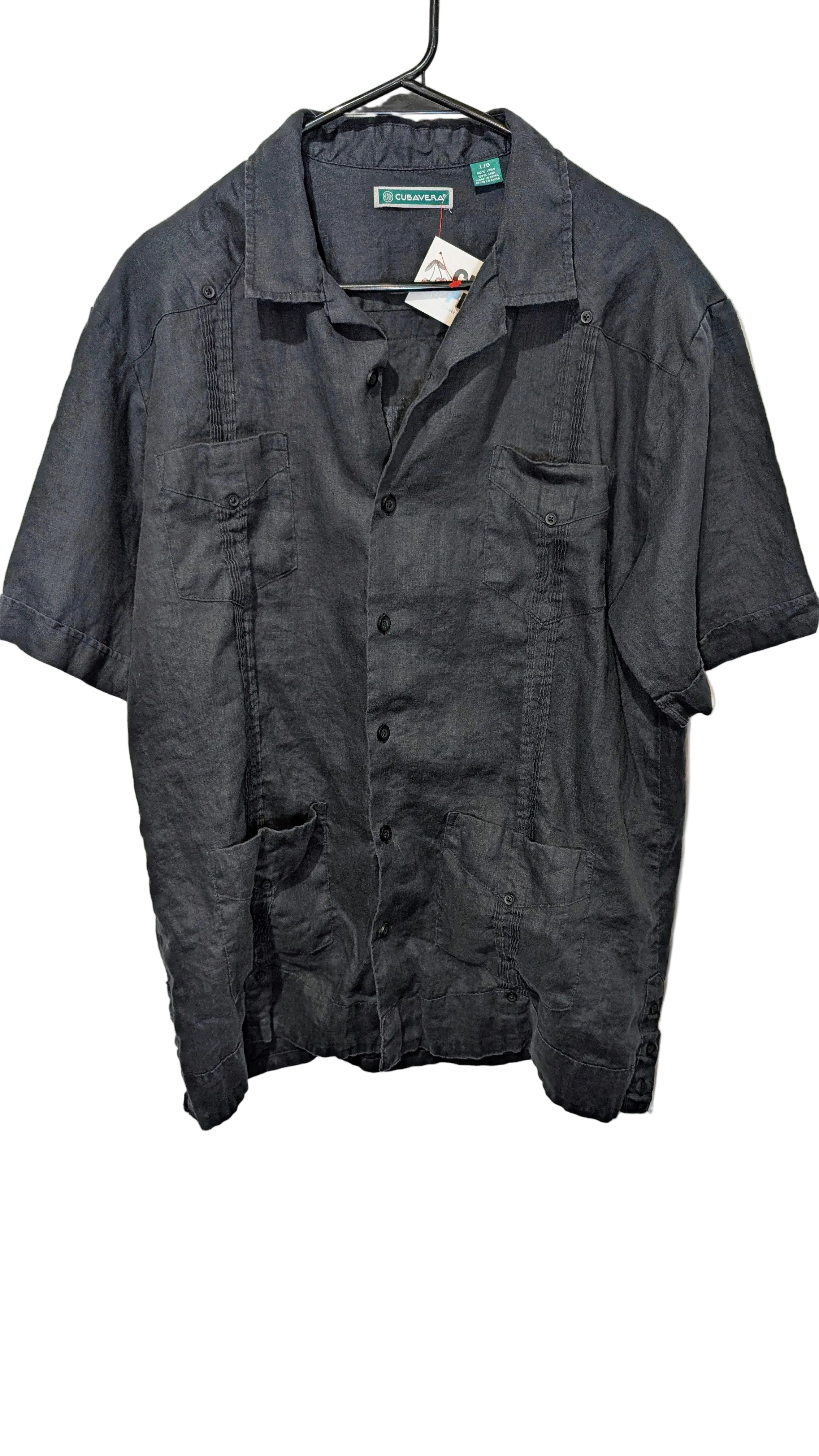 Epic Concrete linen button up from Cubavera