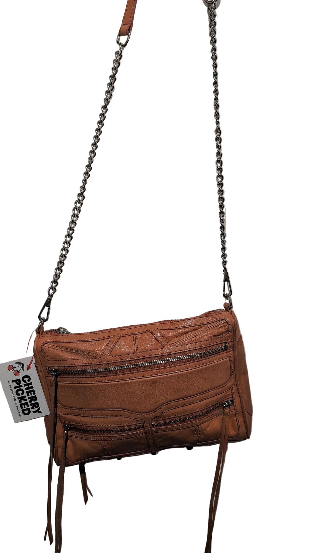Leather fringe purse
